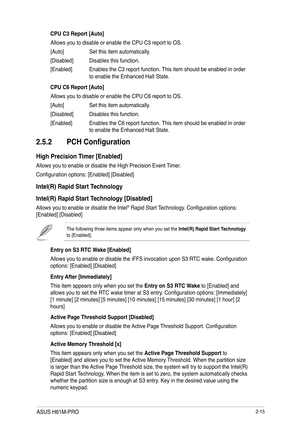 2 pch configuration | Asus H61M-PRO User Manual | Page 43 / 64