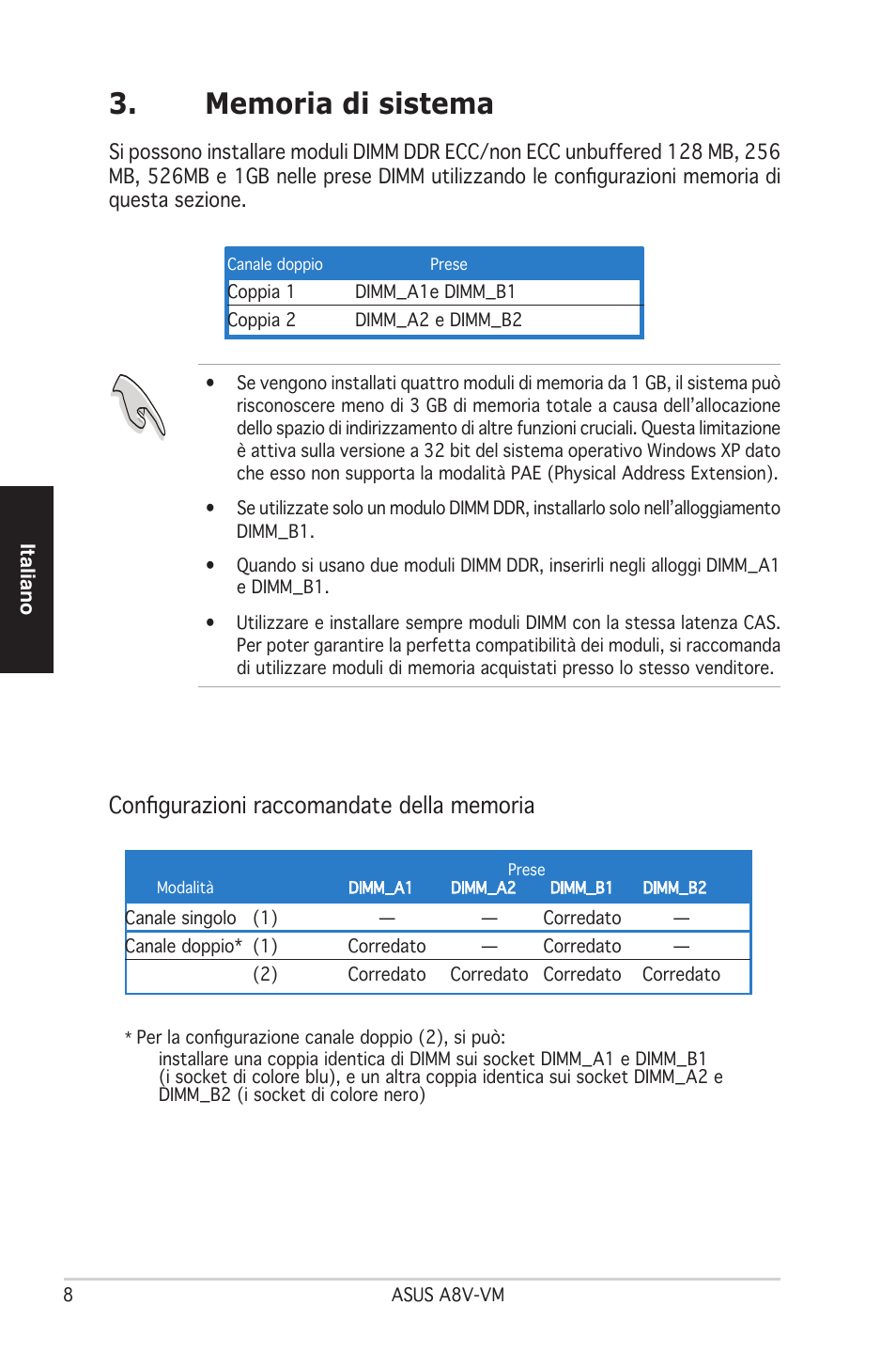 Asus A8V-VM User Manual | Page 9 / 38