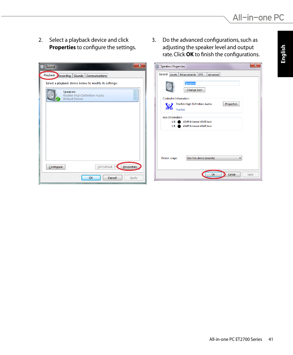 Asus ET2701IUTI User Manual | Page 41 / 44