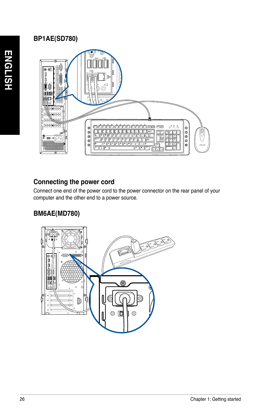 En gl is h en gl is h en gl is h en gl is h | Asus BP1AE User Manual | Page 26 / 100