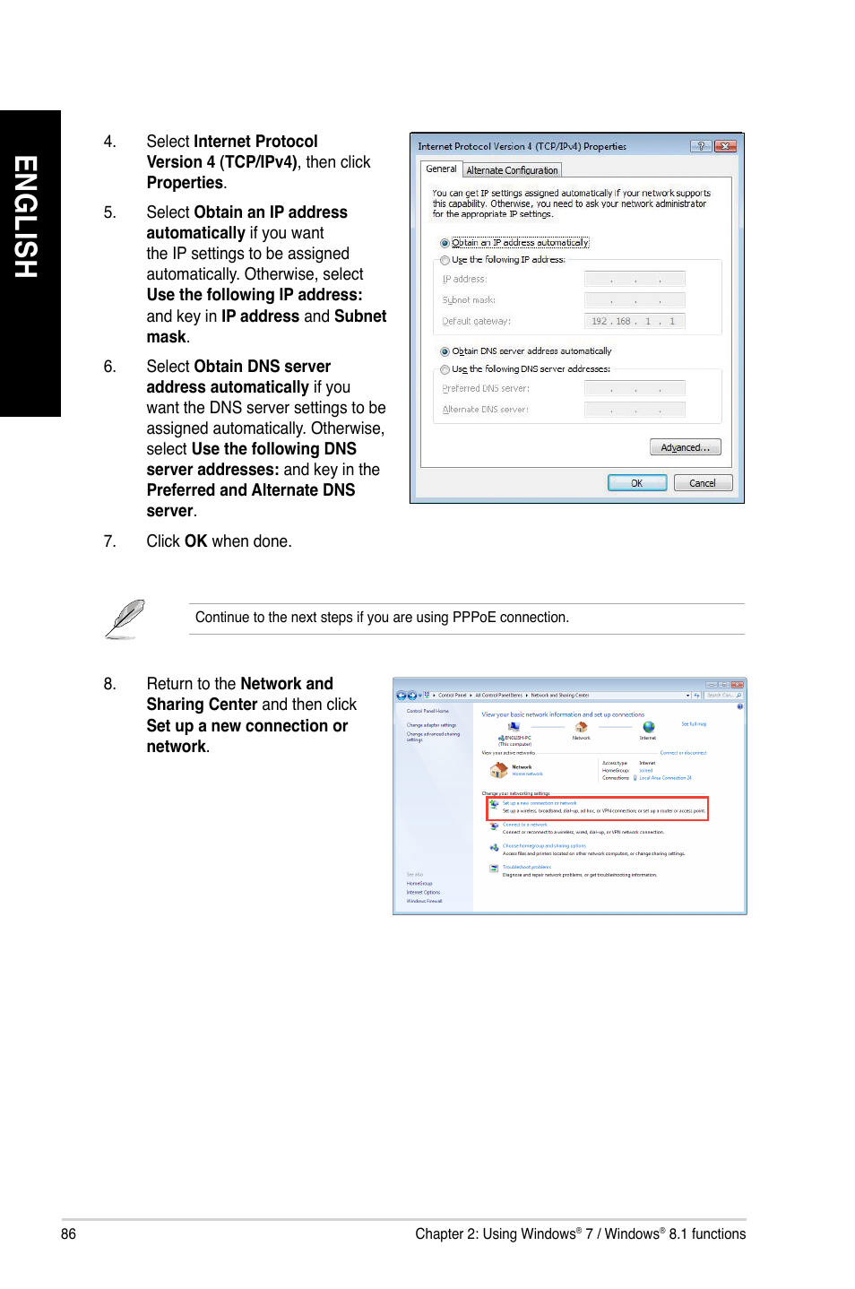 En gl is h en gl is h en gl is h en gl is h | Asus BP1AE User Manual | Page 86 / 100