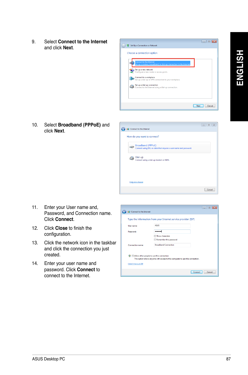 En gl is h en gl is h | Asus BP1AE User Manual | Page 87 / 100