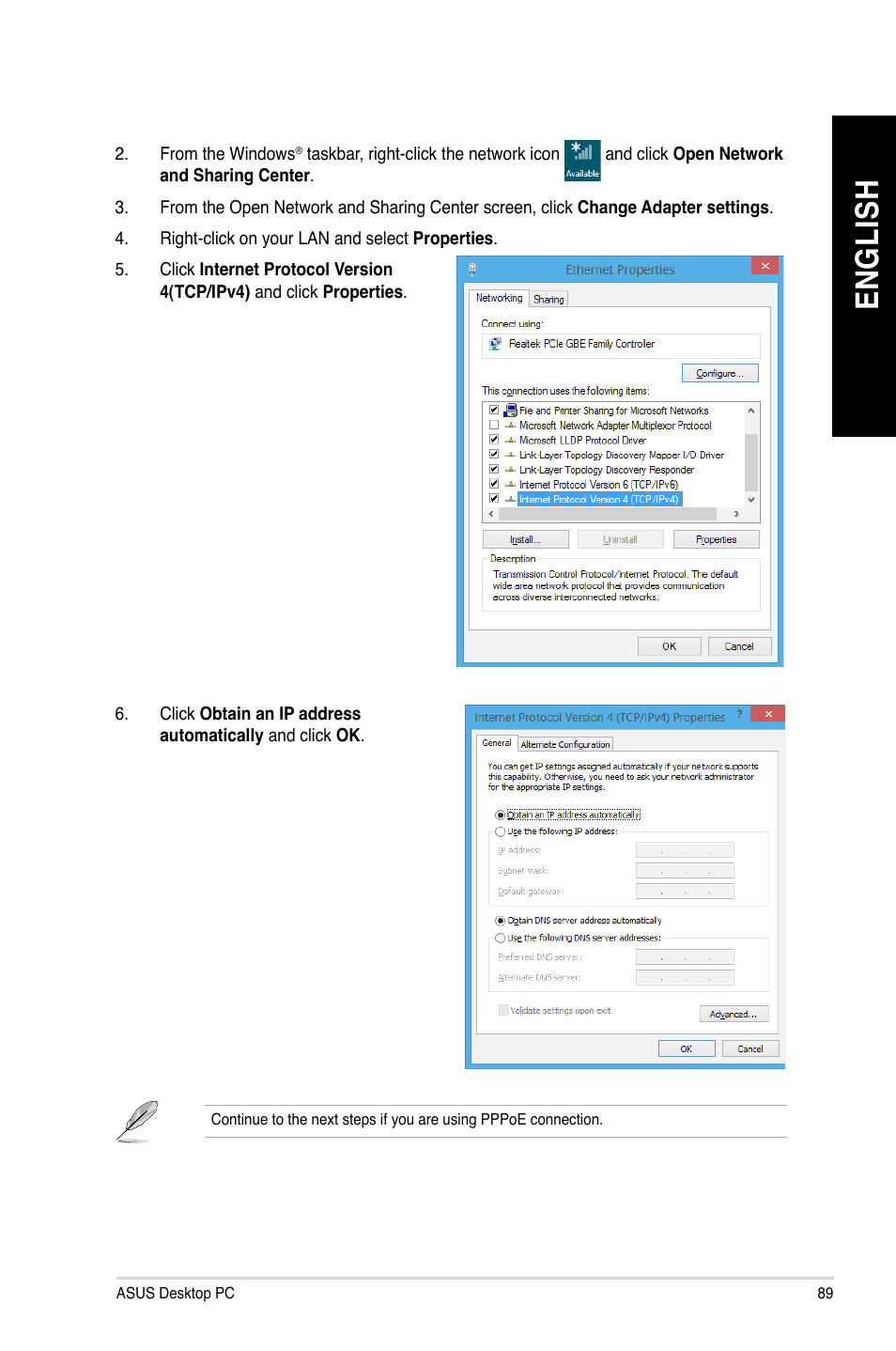 En gl is h en gl is h | Asus BP1AE User Manual | Page 89 / 100