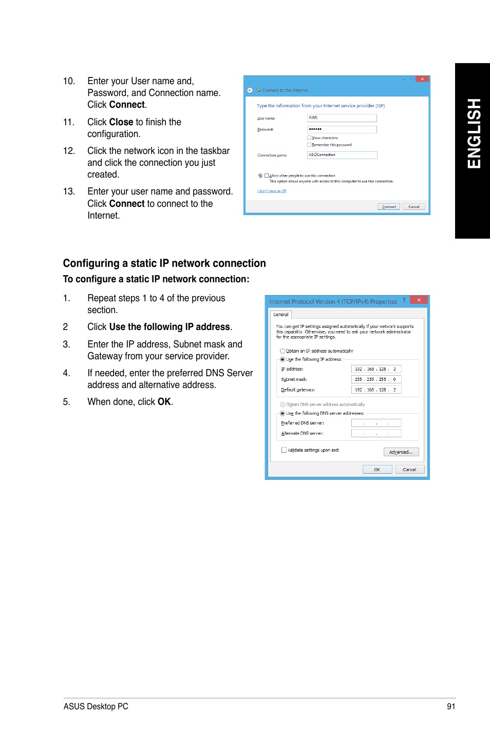 En gl is h en gl is h | Asus BP1AE User Manual | Page 91 / 100