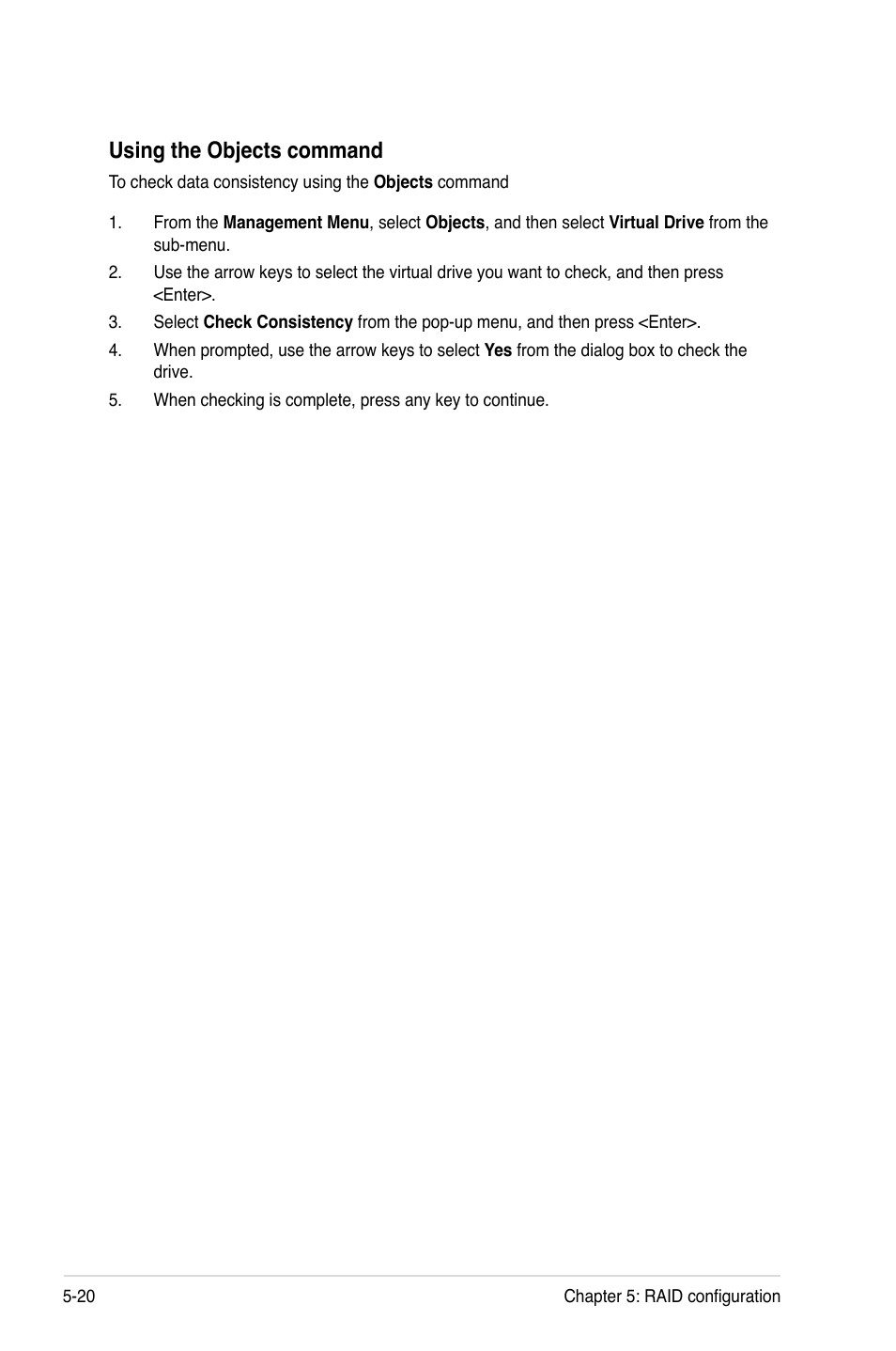 Using the objects command | Asus ESC2000 G2 User Manual | Page 150 / 226