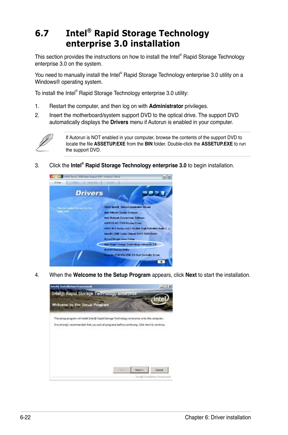 Intel, 7 intel | Asus ESC2000 G2 User Manual | Page 196 / 226