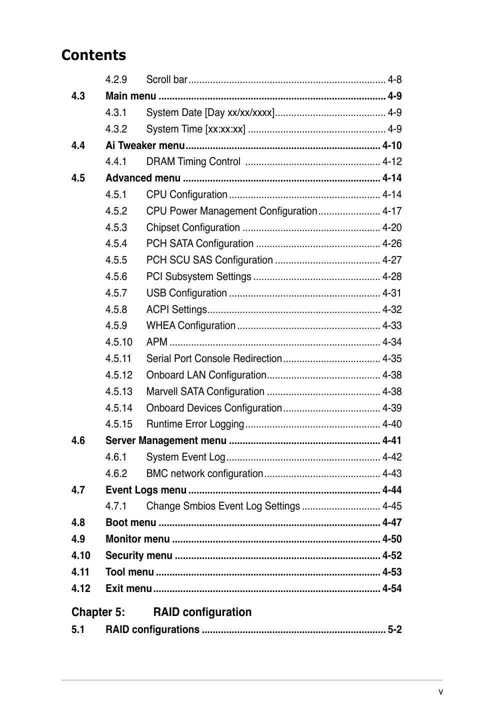 Asus ESC2000 G2 User Manual | Page 5 / 226