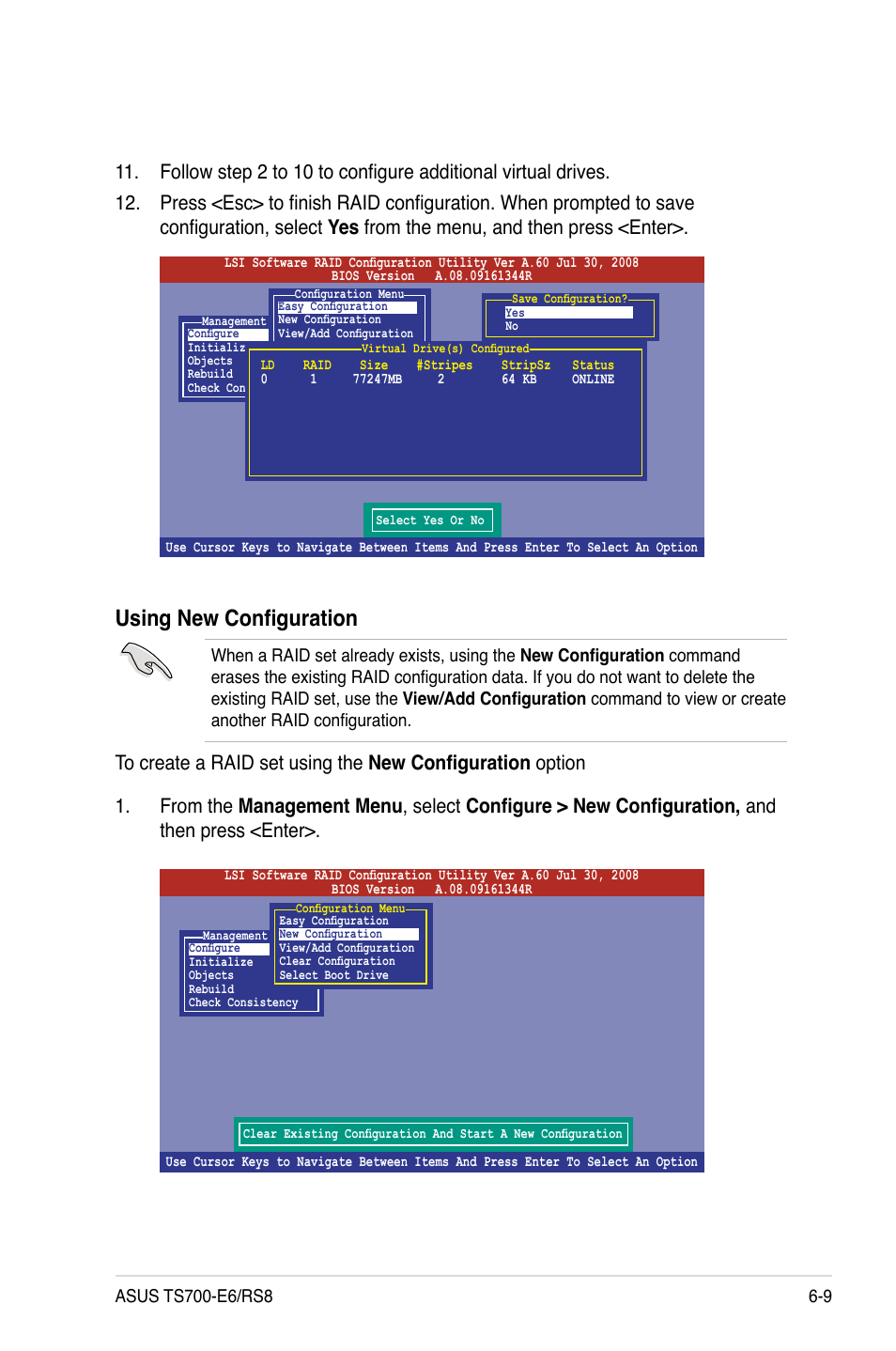 Using new configuration | Asus TS700-E6/RS8 User Manual | Page 117 / 166