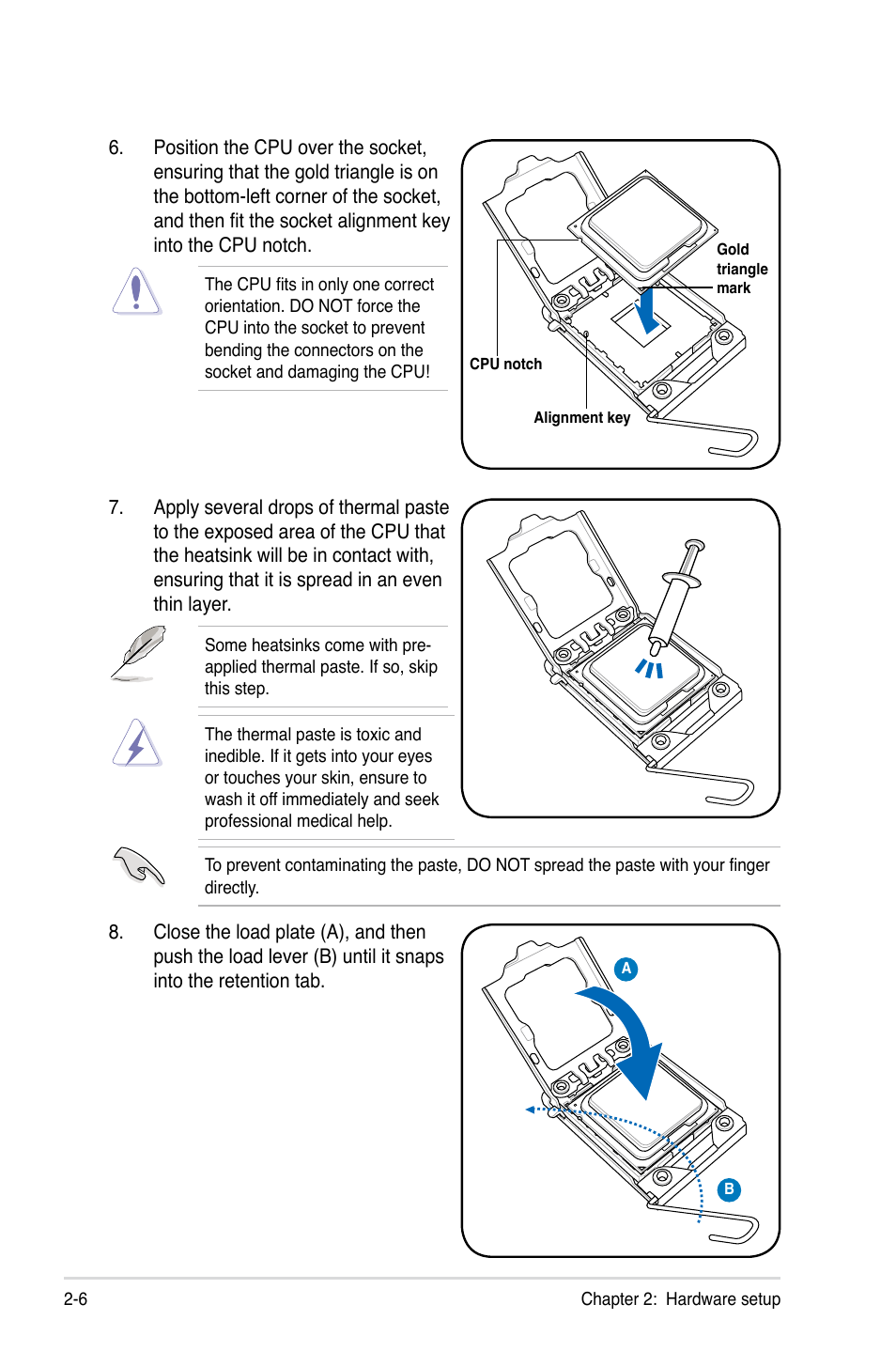 Asus TS700-E6/RS8 User Manual | Page 26 / 166