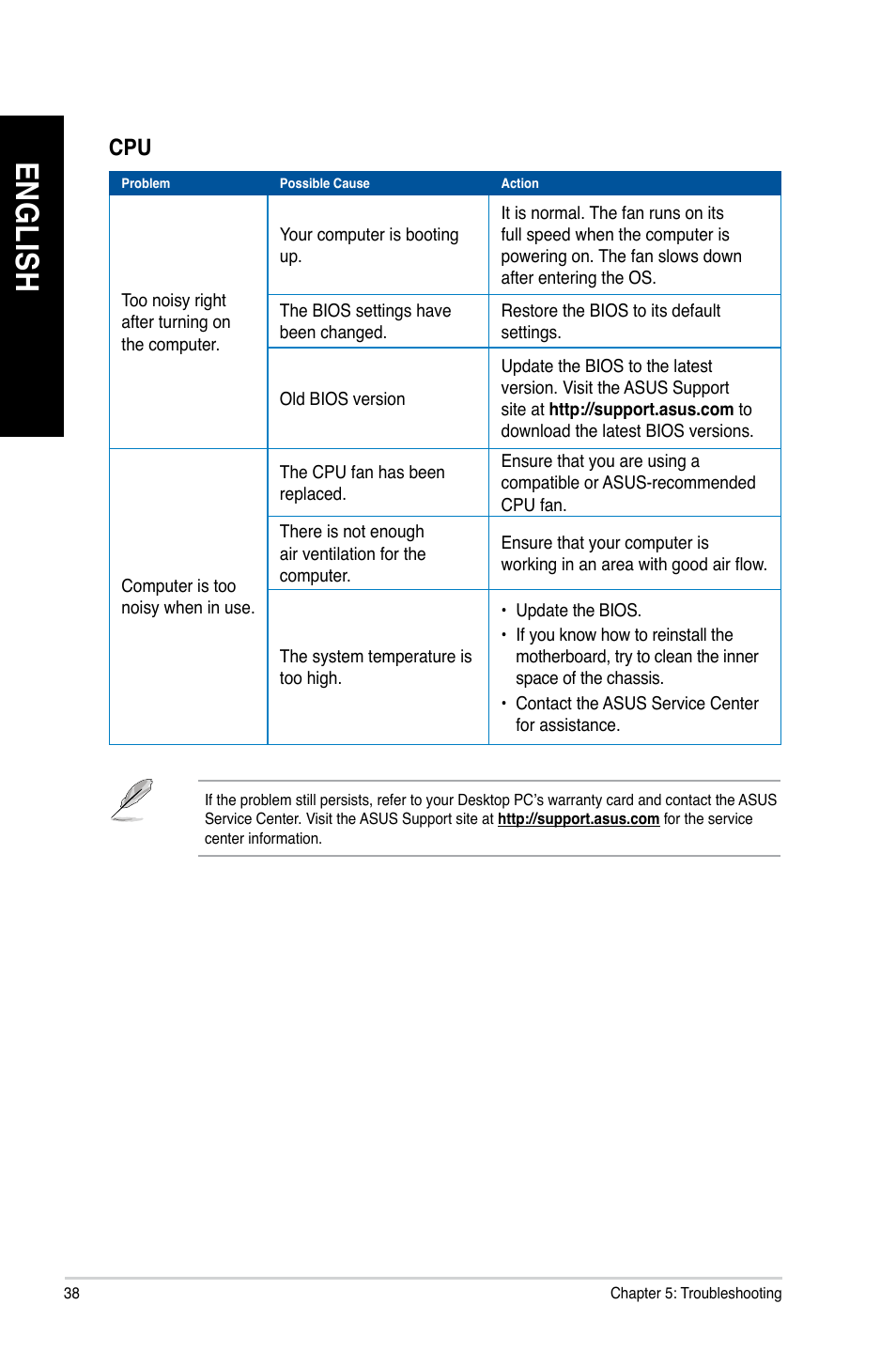 En gl is h en gl is h | Asus BT1AG User Manual | Page 38 / 77