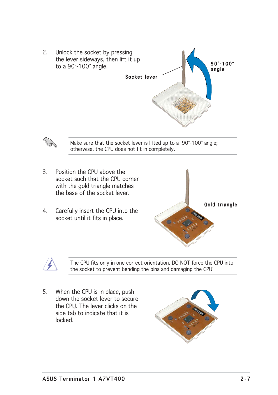 Asus Terminator A7VT400 User Manual | Page 23 / 98