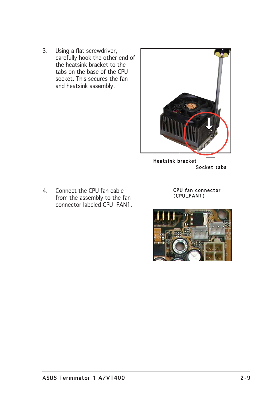 Asus Terminator A7VT400 User Manual | Page 25 / 98