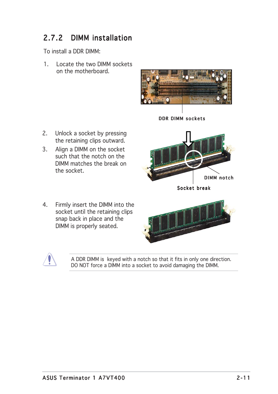 Asus Terminator A7VT400 User Manual | Page 27 / 98