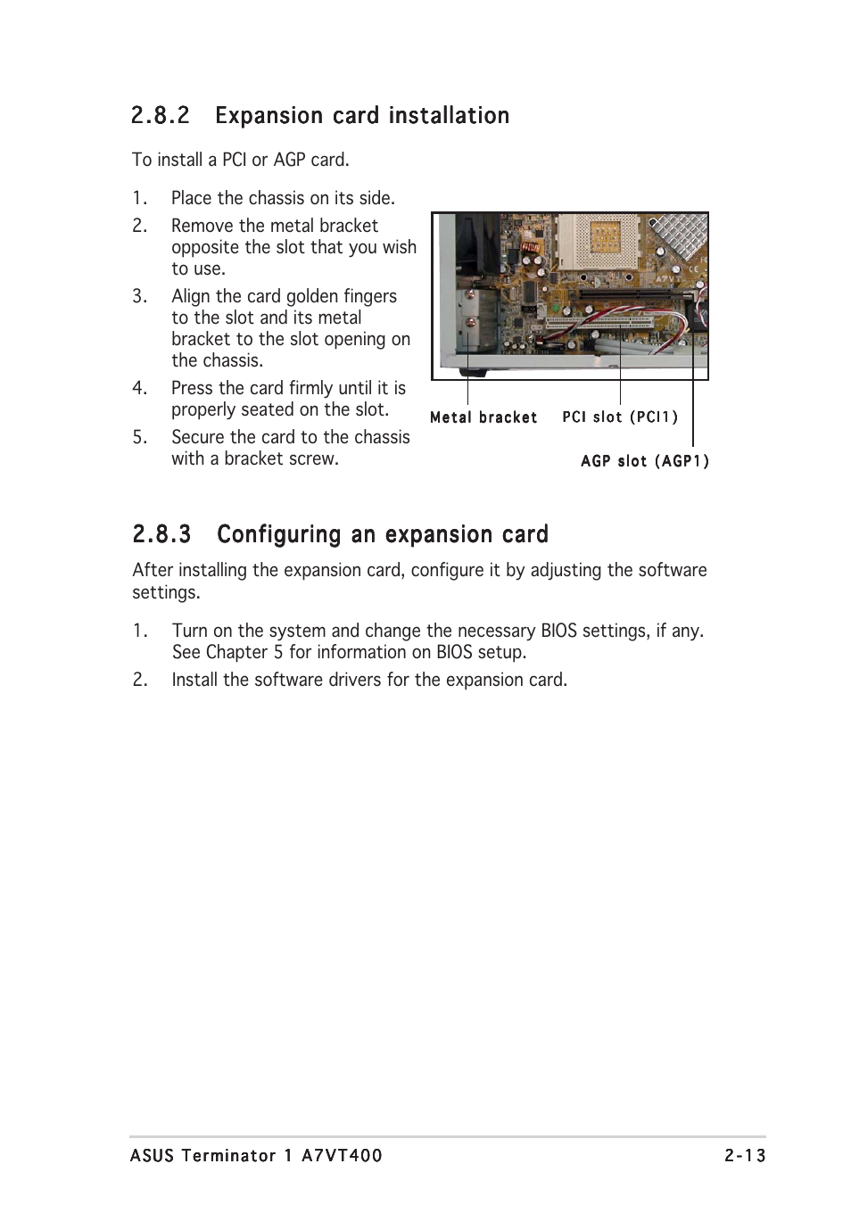 Asus Terminator A7VT400 User Manual | Page 29 / 98