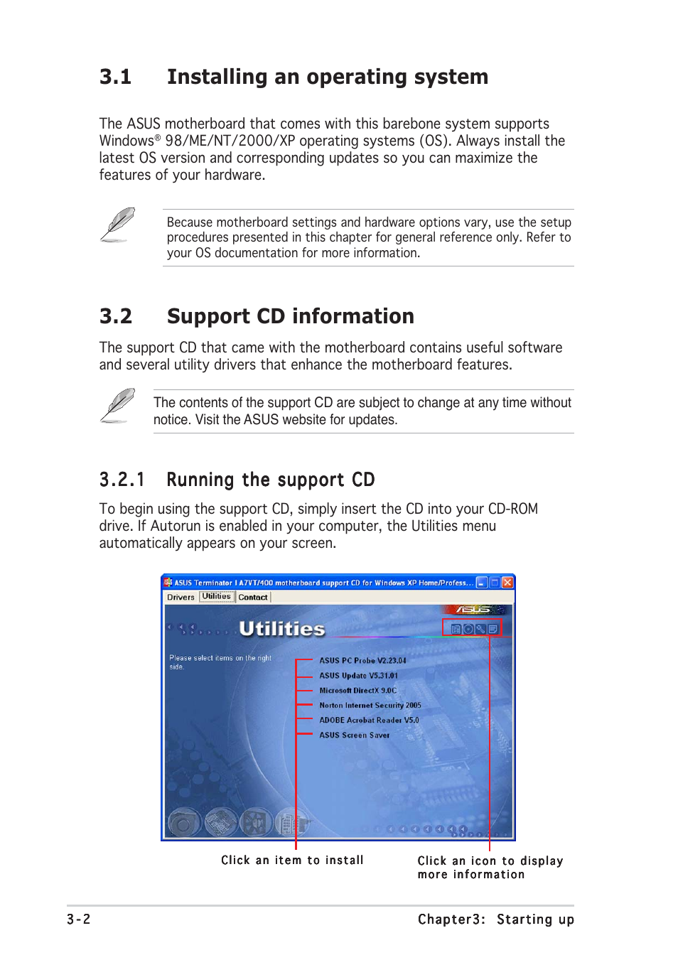 Asus Terminator A7VT400 User Manual | Page 42 / 98