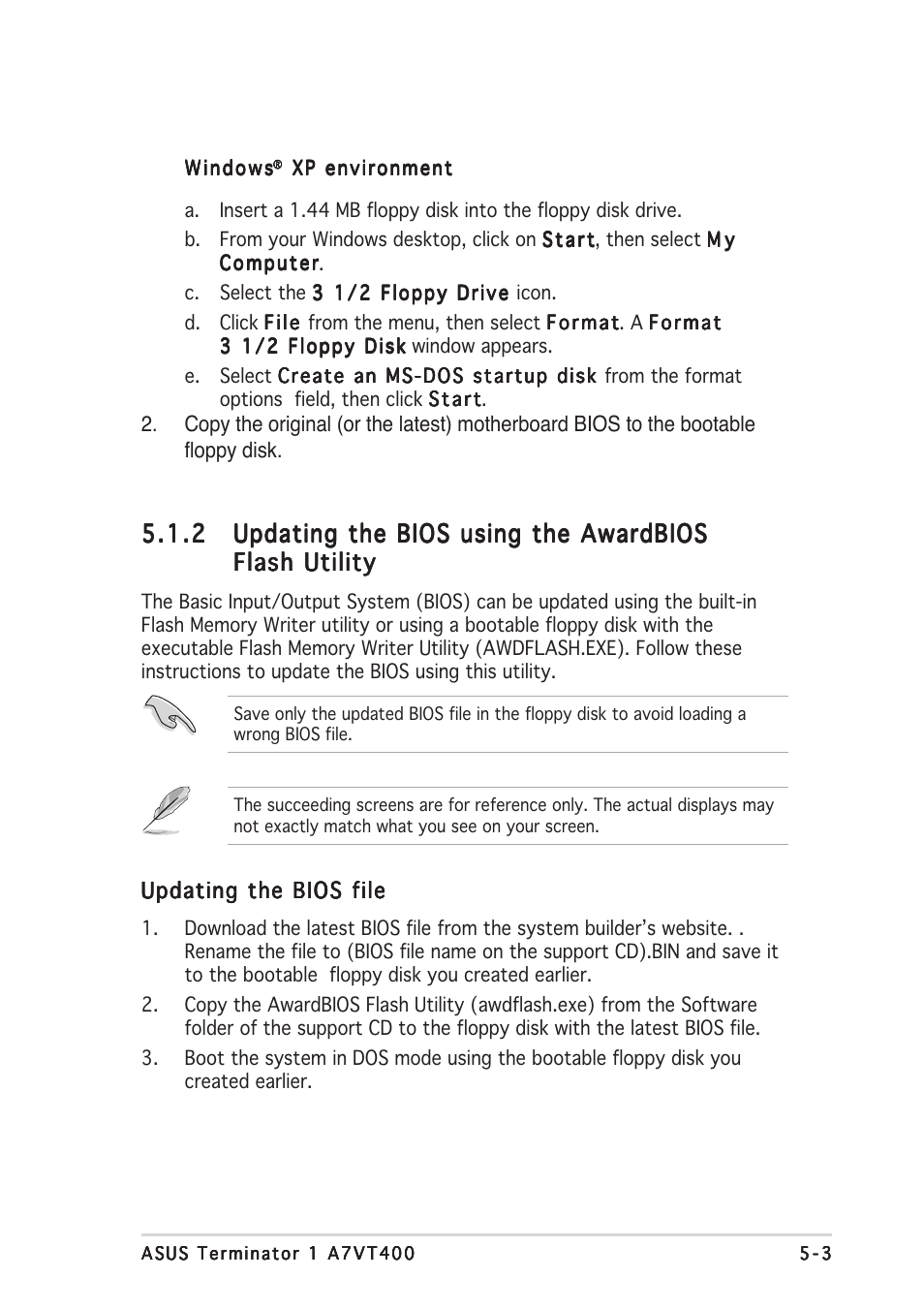 Asus Terminator A7VT400 User Manual | Page 67 / 98