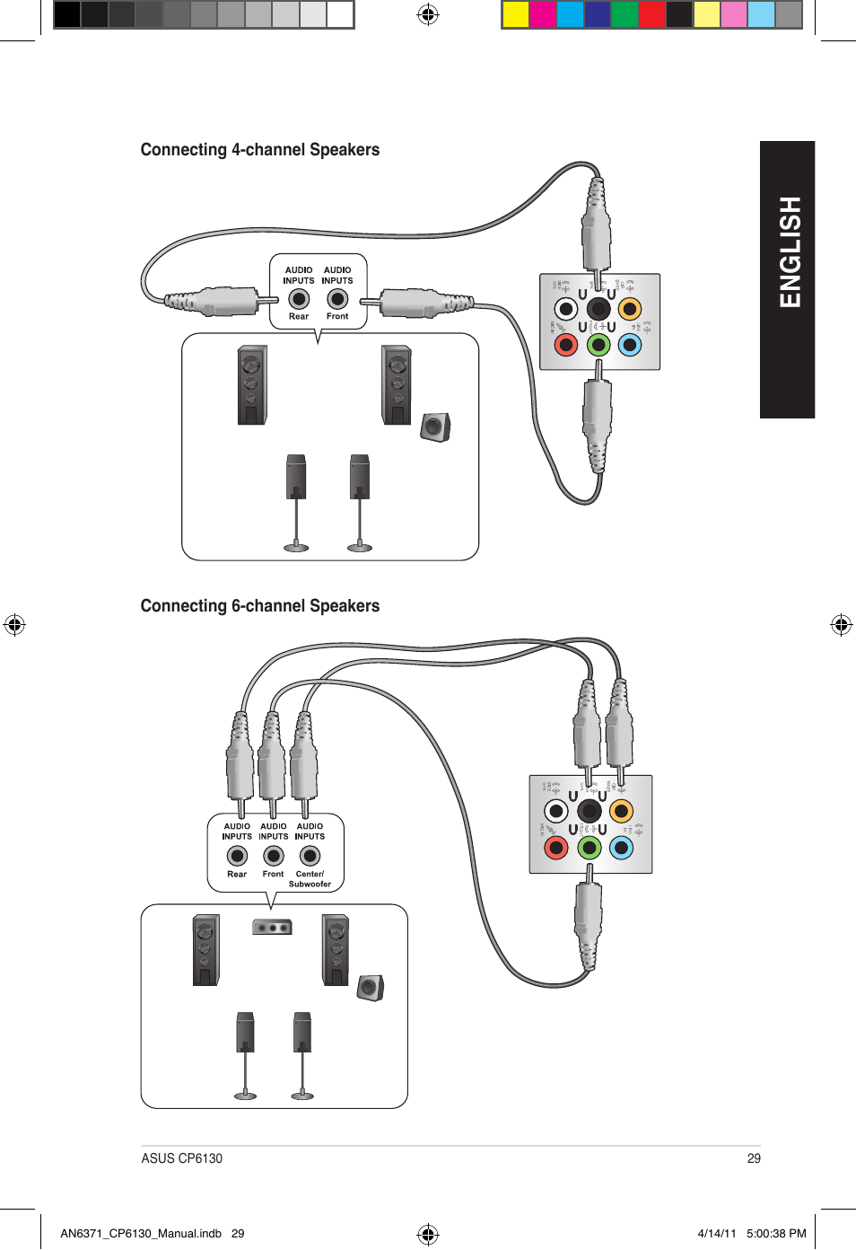 En gl is h en gl is h | Asus CP6130 User Manual | Page 29 / 190