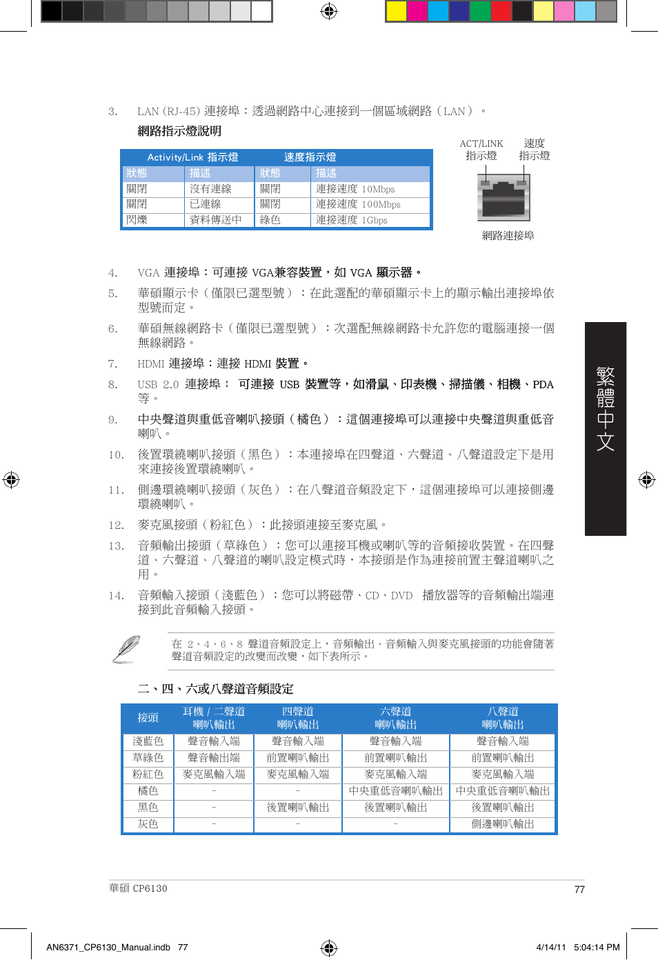 Asus CP6130 User Manual | Page 77 / 190