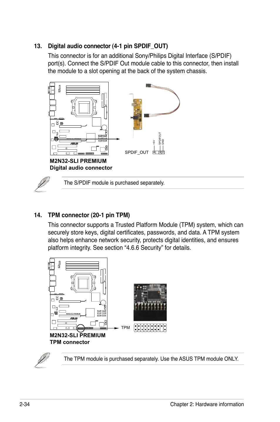 Asus M2N32-SLI Premium VISTA Edition User Manual | Page 62 / 184