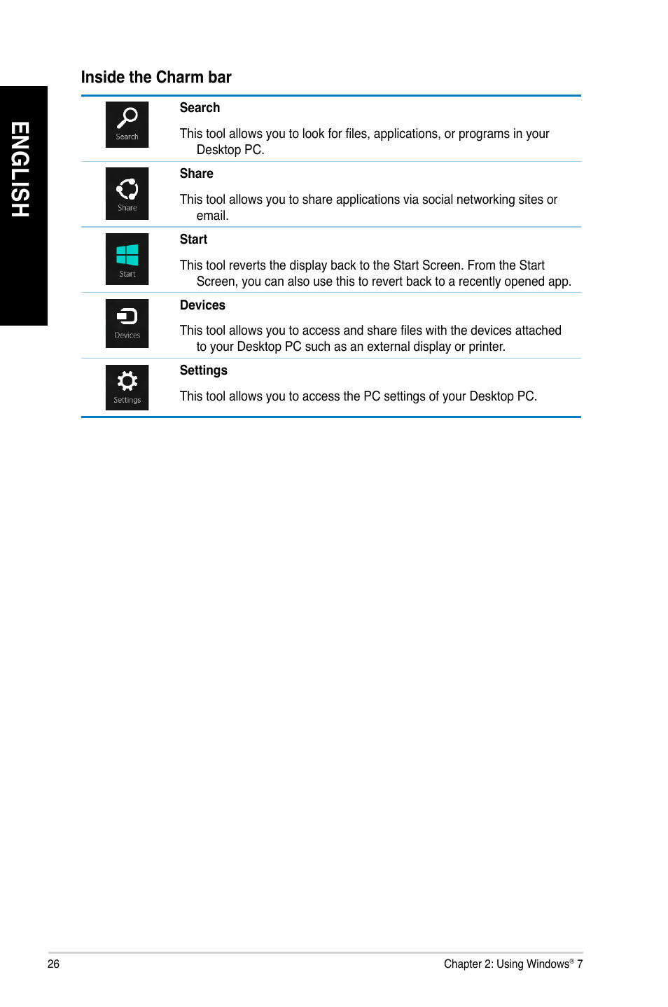 En gl is h en gl is h en gl is h en gl is h | Asus CM1435 User Manual | Page 26 / 68