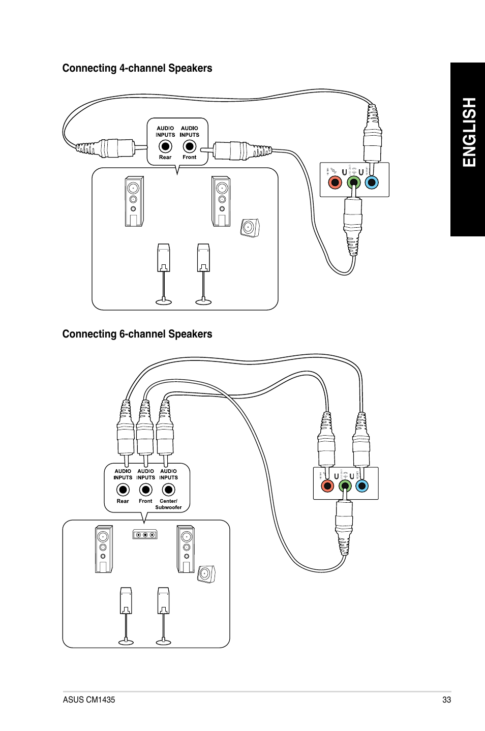 En gl is h en gl is h | Asus CM1435 User Manual | Page 33 / 68