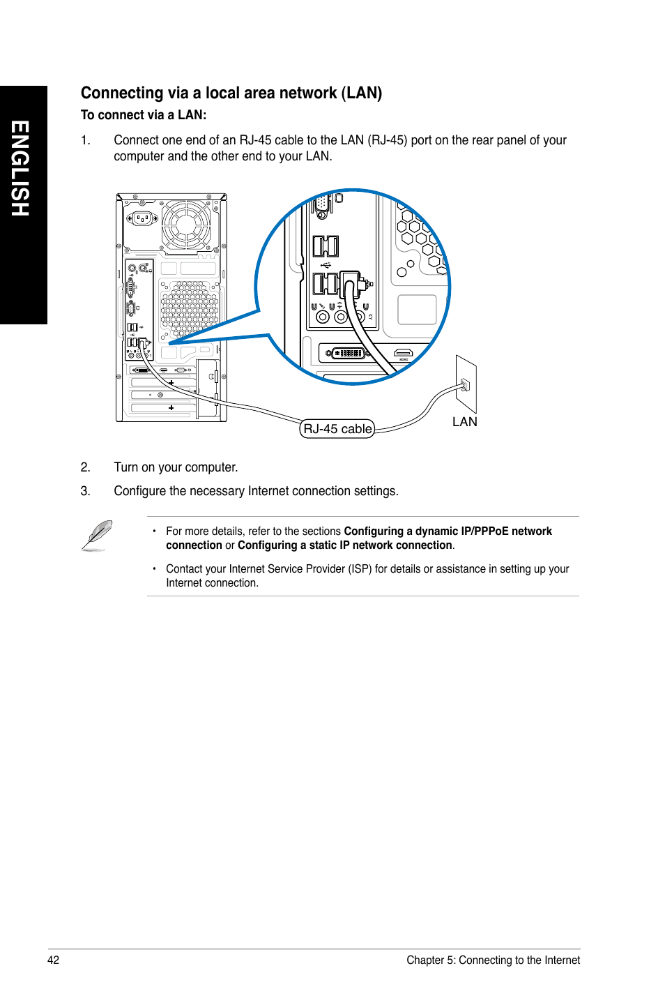 En gl is h en gl is h en gl is h en gl is h | Asus CM1435 User Manual | Page 42 / 68