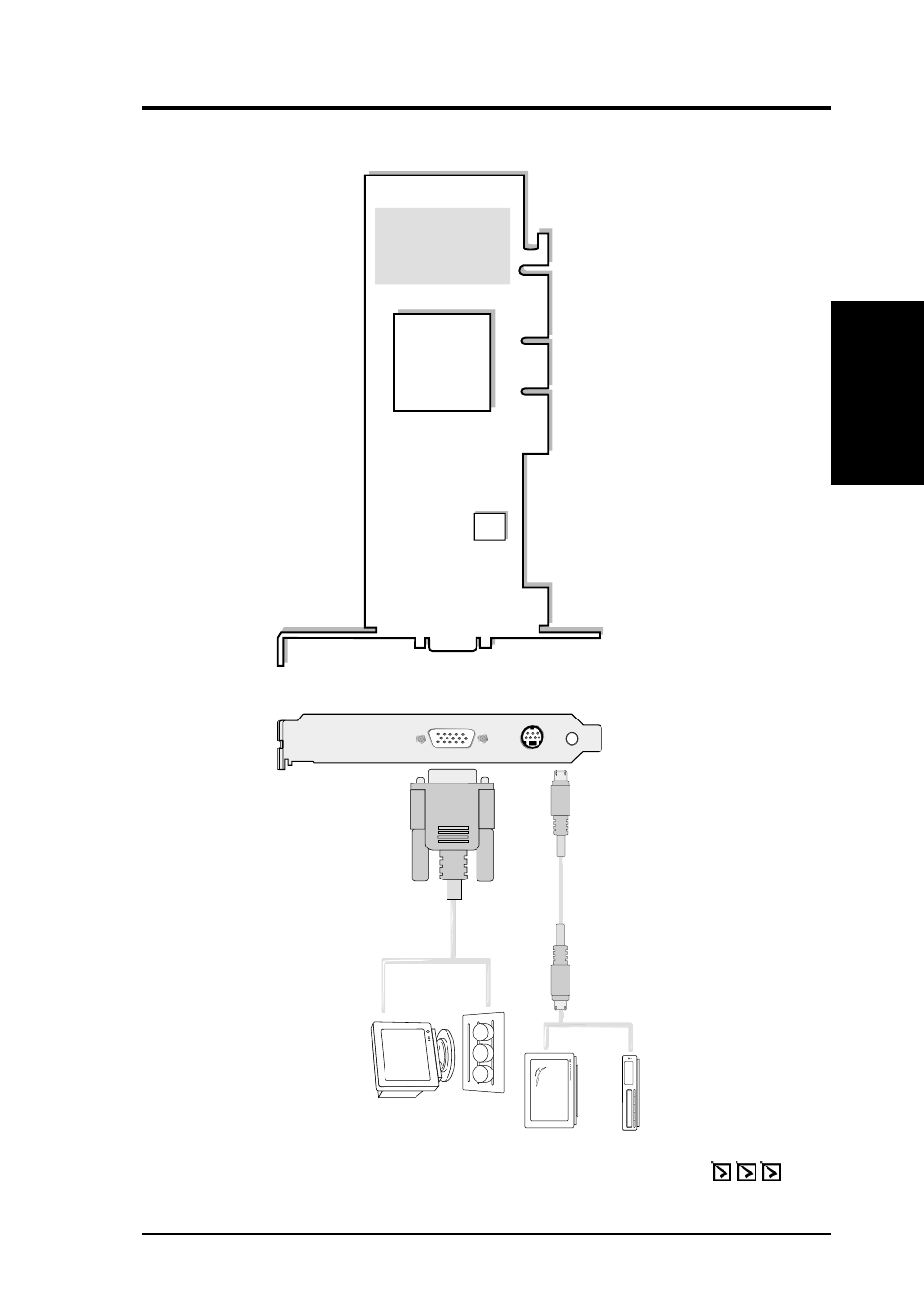 Hardware setup, Asus v8170 se / t layout, Item checklist | 64mb sdr frame buf fer | Asus V8170SE Series User Manual | Page 9 / 18