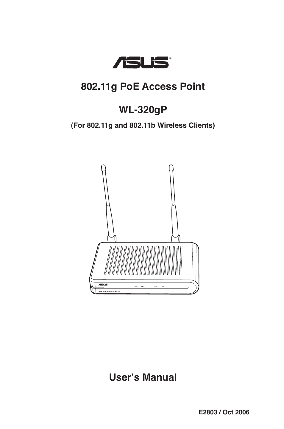 Asus WL-320gP User Manual | 74 pages