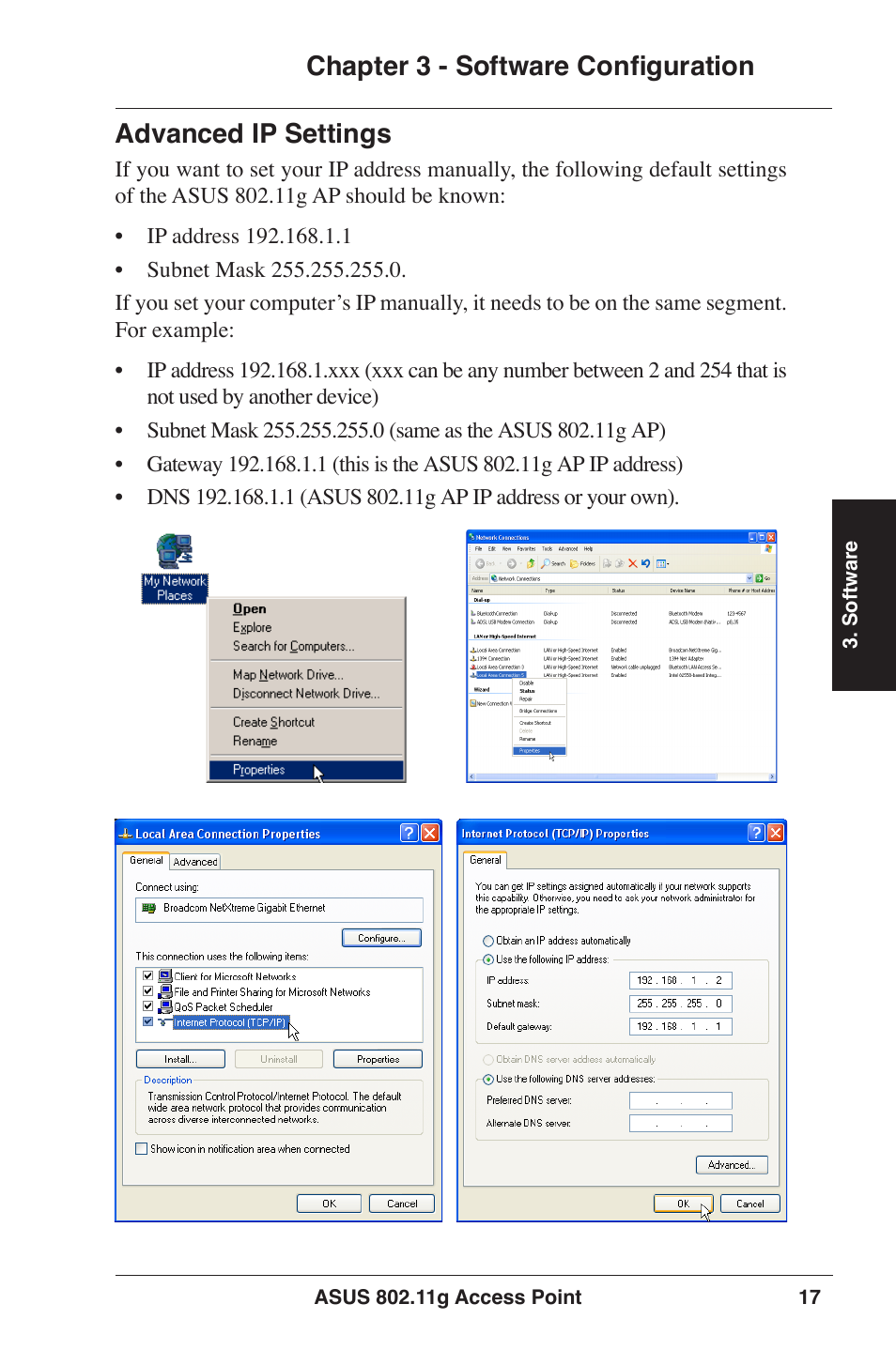 Asus WL-320gP User Manual | Page 17 / 74