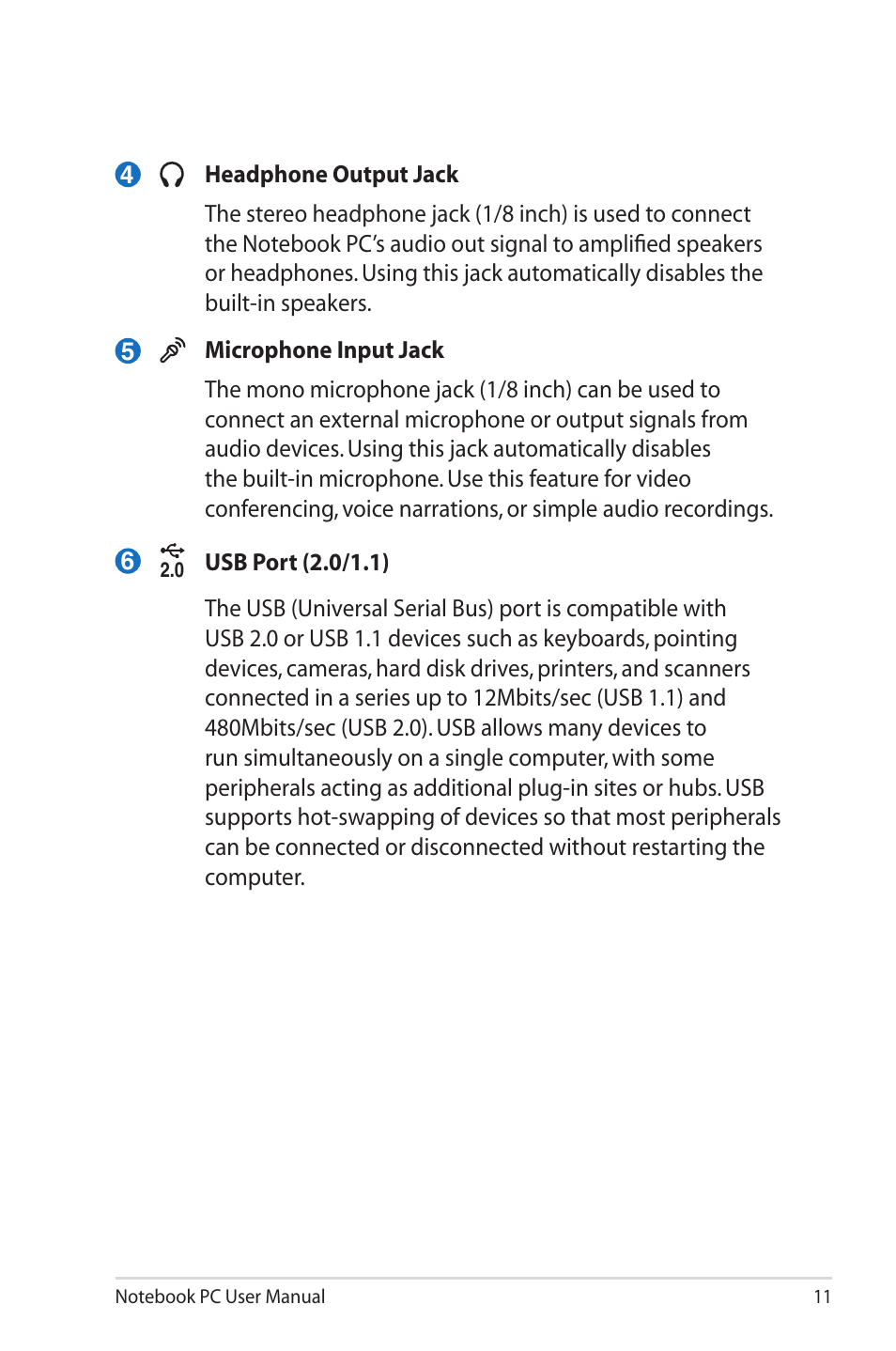 Asus N90SV User Manual | Page 11 / 26