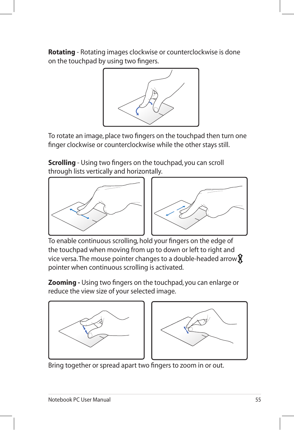 Asus U58CM User Manual | Page 55 / 119