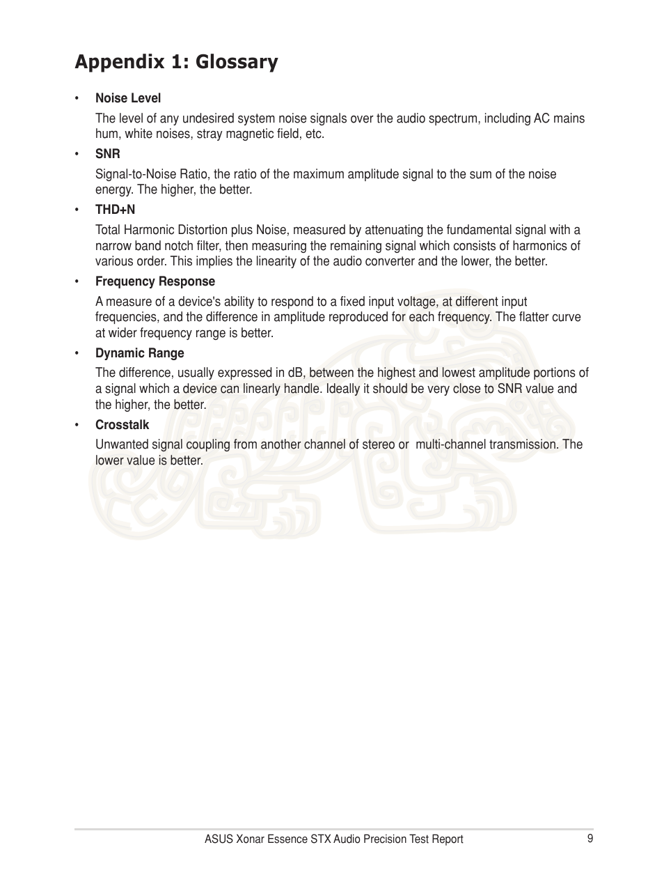 Appendix 1: glossary | Asus Xonar Essence STX User Manual | Page 9 / 10