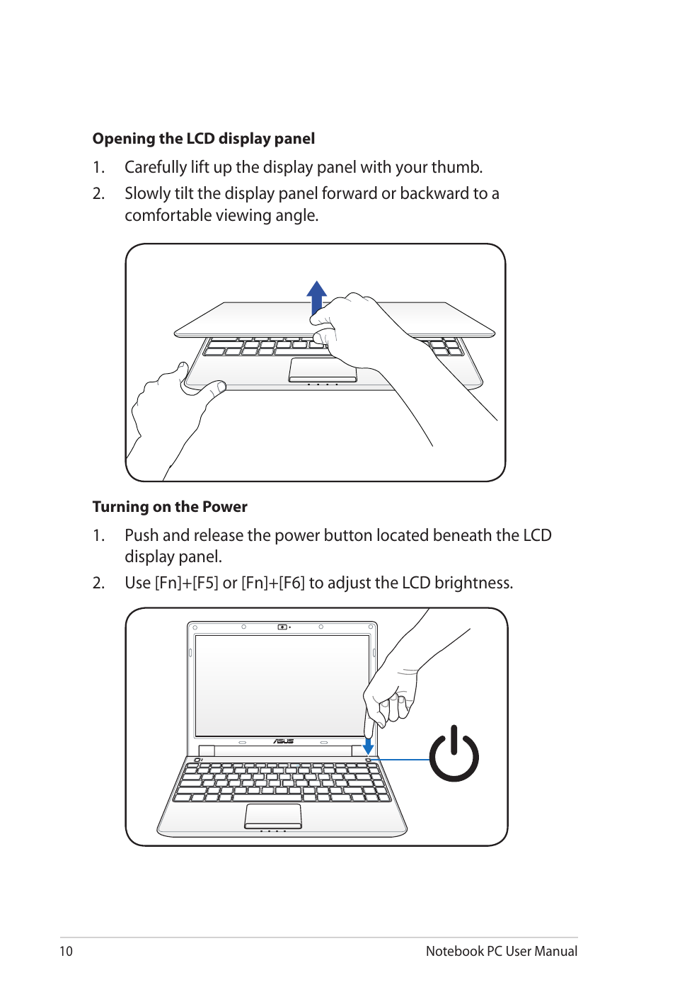 Asus UL20FT User Manual | Page 10 / 104