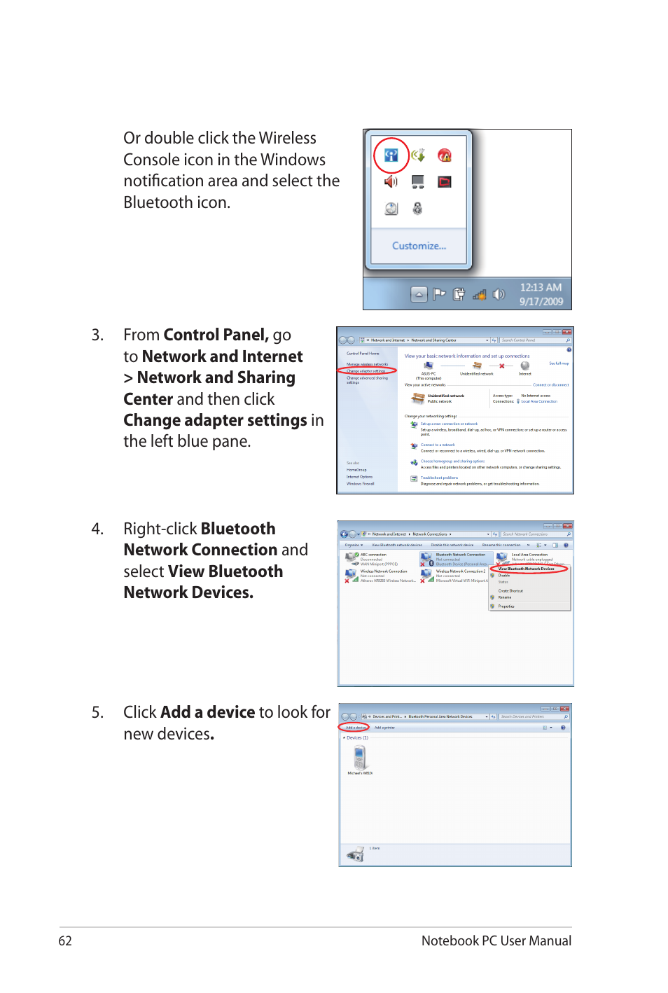 Asus UL20FT User Manual | Page 62 / 104