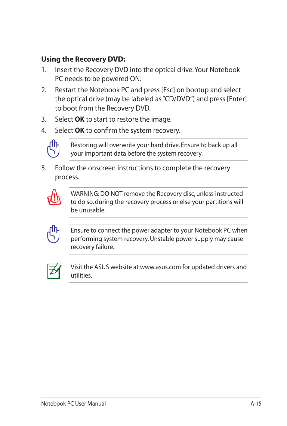 Asus UL20FT User Manual | Page 79 / 104