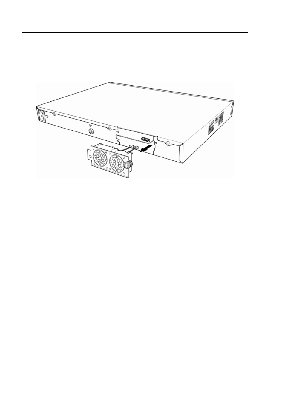 Fan specifications, Figure 49, Detaching the fan from the module | Asus GigaX2024X User Manual | Page 110 / 119