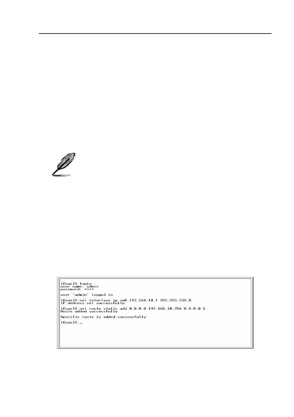 Figure 5, Login and ip setup screen | Asus GigaX2024X User Manual | Page 21 / 119