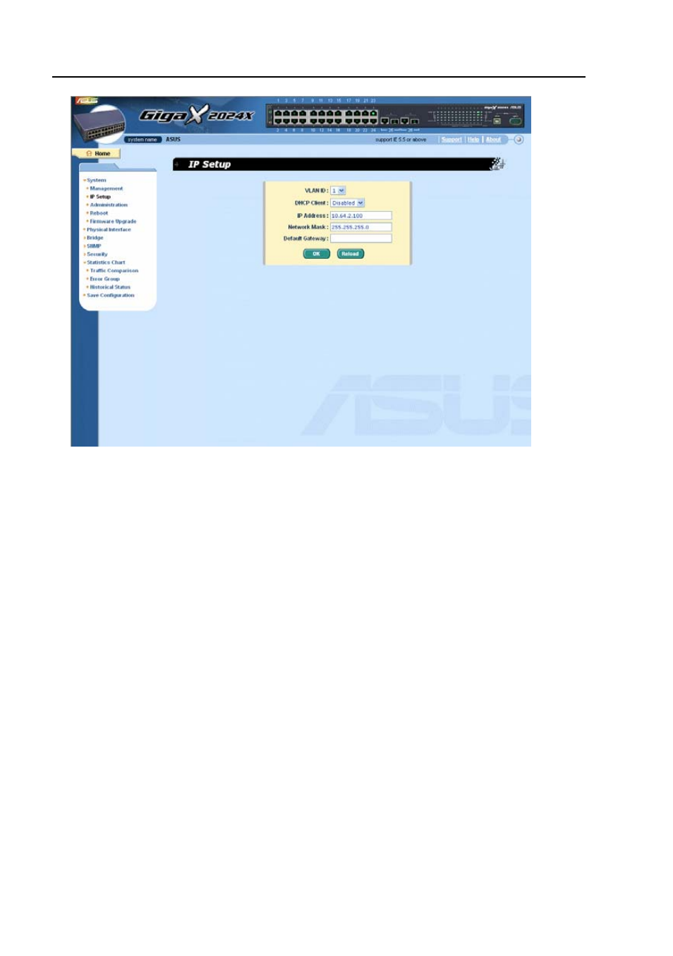 Figure 7, Ip setup | Asus GigaX2024X User Manual | Page 24 / 119