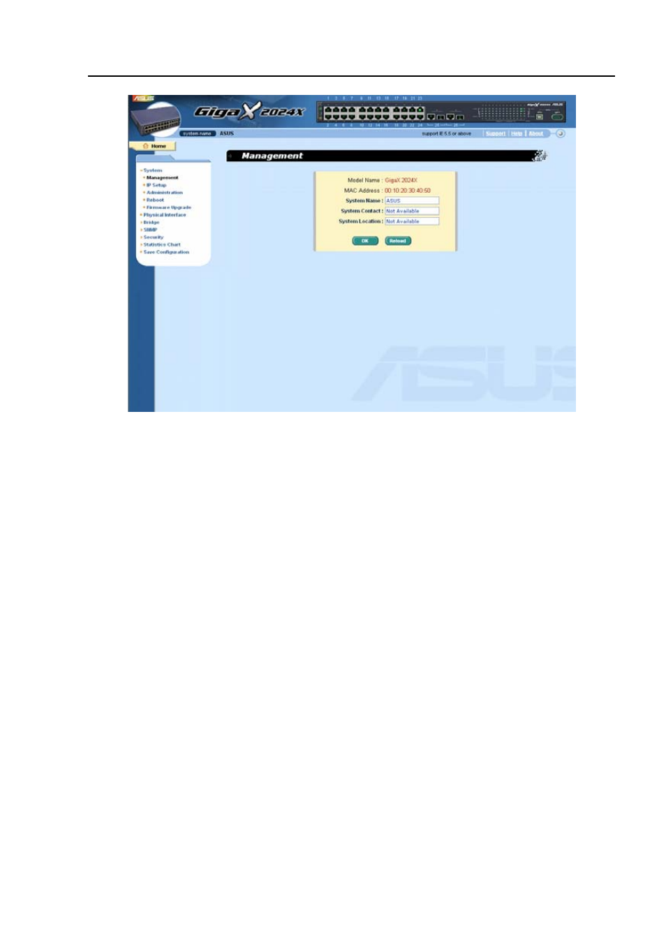 Figure 12, Management | Asus GigaX2024X User Manual | Page 31 / 119