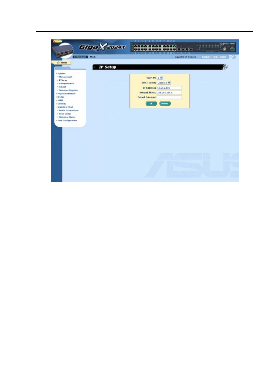 Figure 13, Ip setup | Asus GigaX2024X User Manual | Page 33 / 119