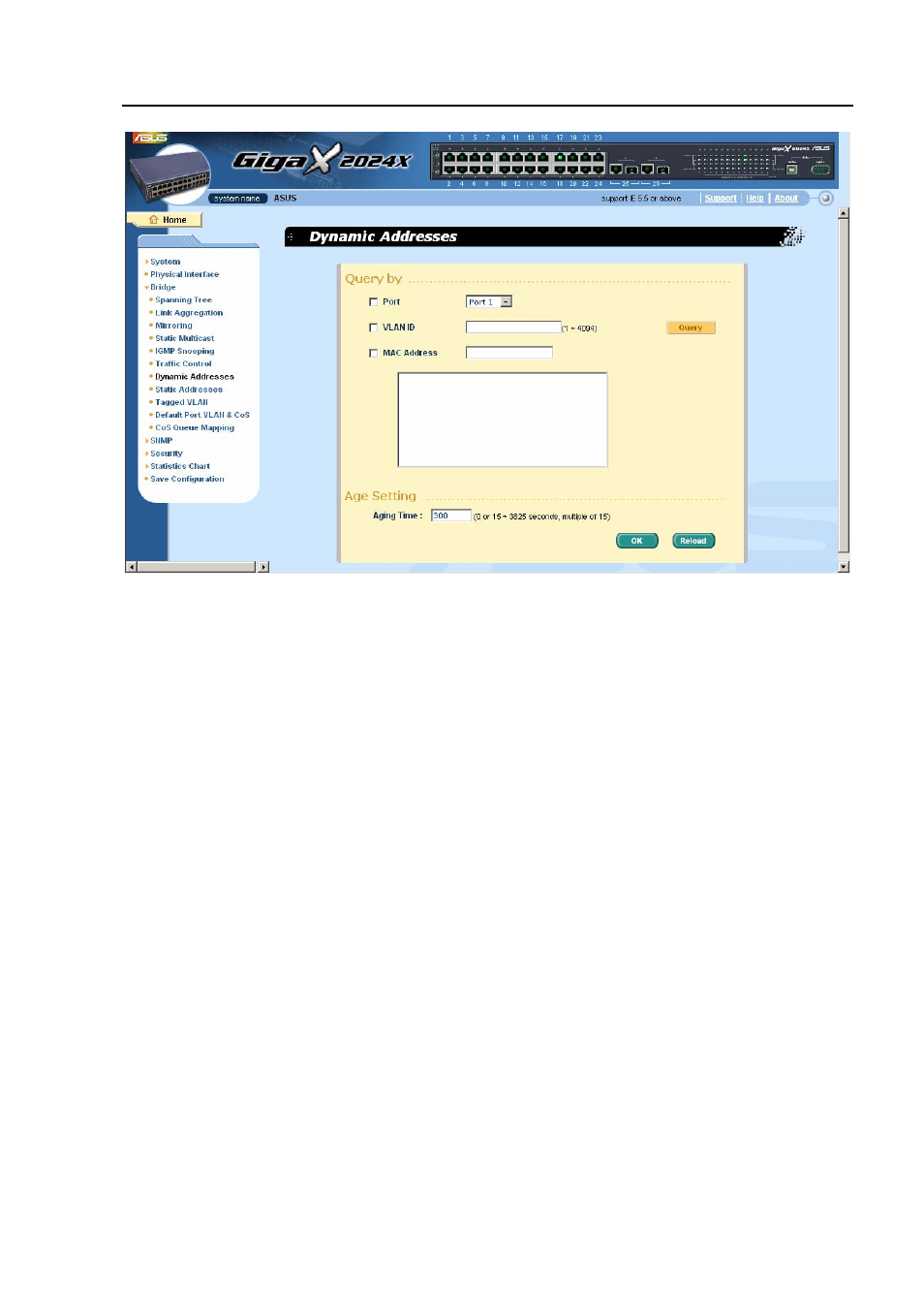 Figure 24, Dynamic address | Asus GigaX2024X User Manual | Page 47 / 119