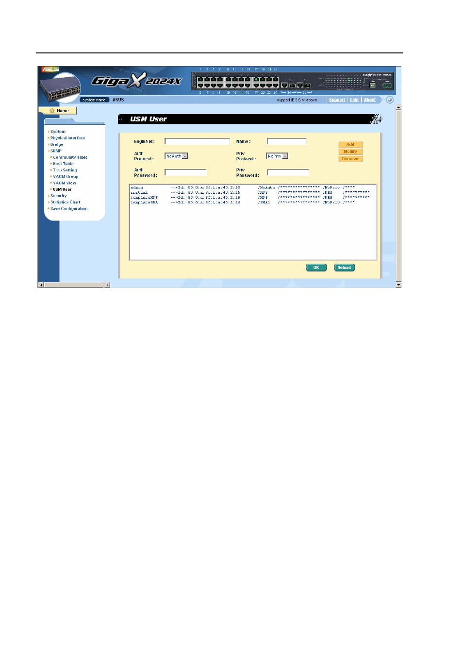 Figure 34, Usm user | Asus GigaX2024X User Manual | Page 62 / 119