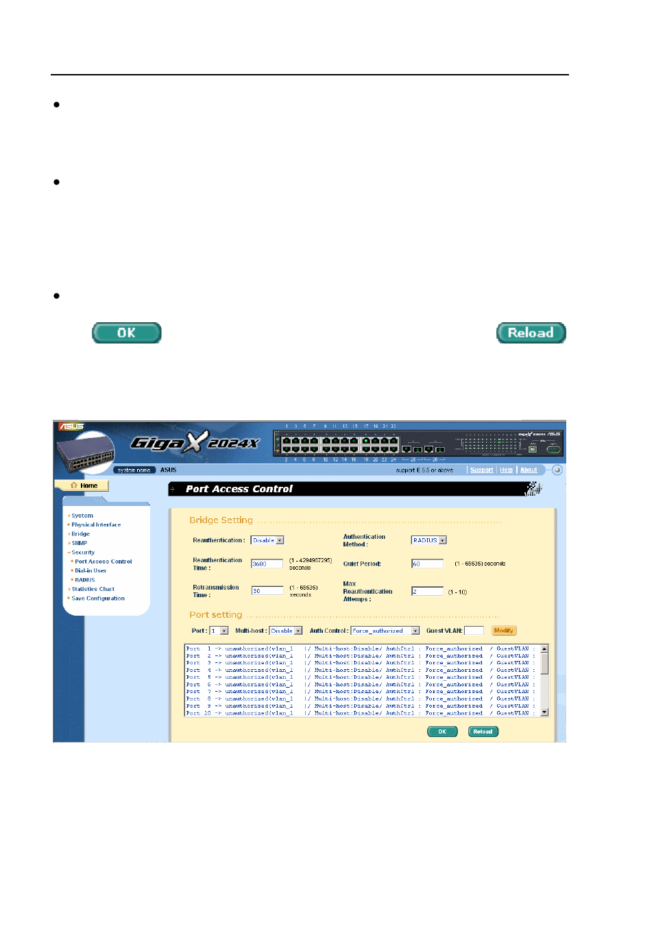 Figure 35, Port access control | Asus GigaX2024X User Manual | Page 64 / 119