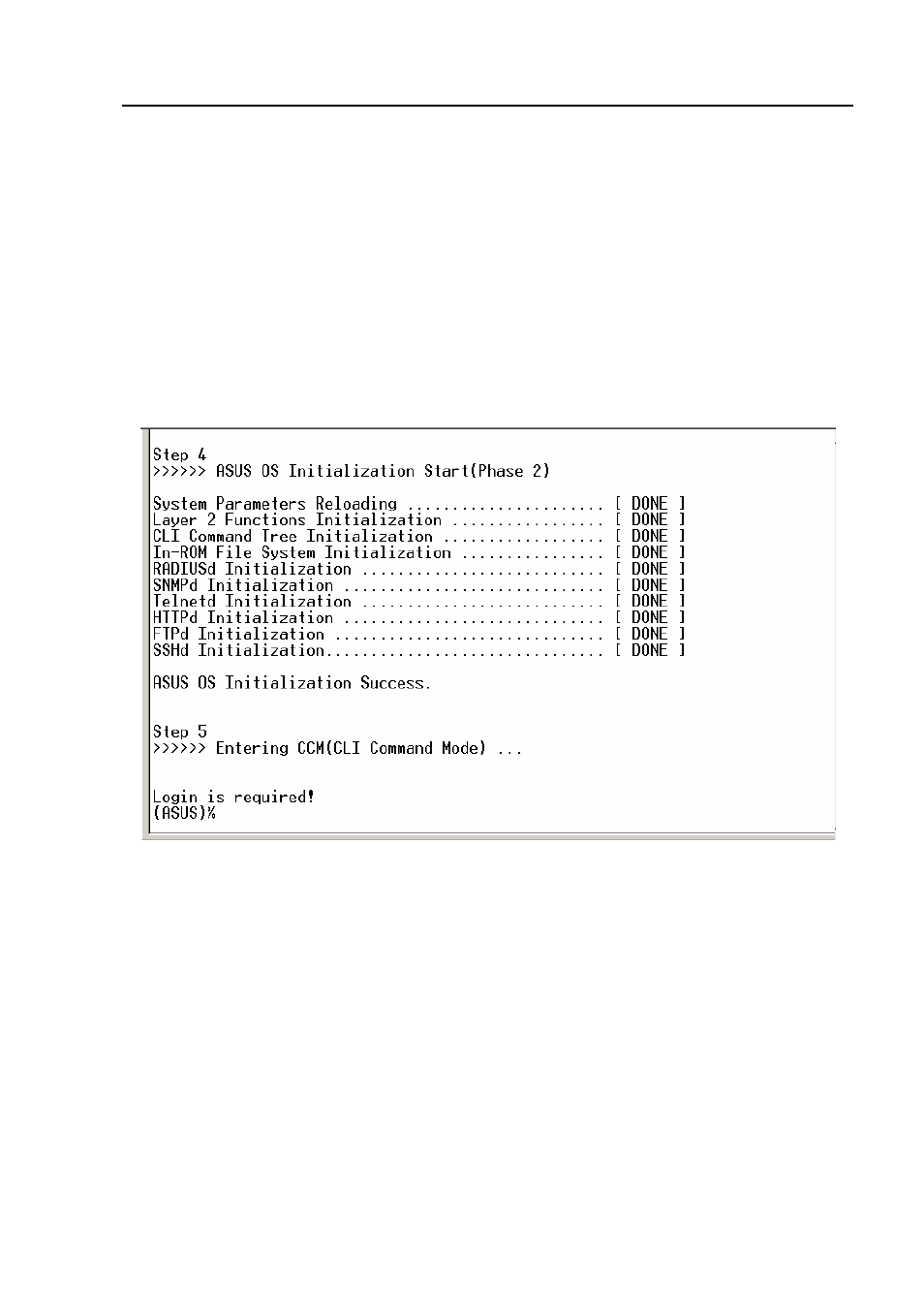 1 power on self test, Power on self test, Figure 42 | Cli interface | Asus GigaX2024X User Manual | Page 73 / 119