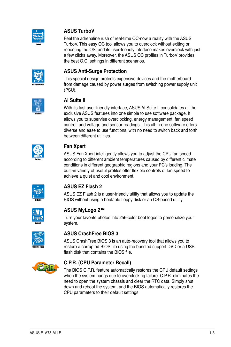 Asus F1A75-M LE User Manual | Page 15 / 66