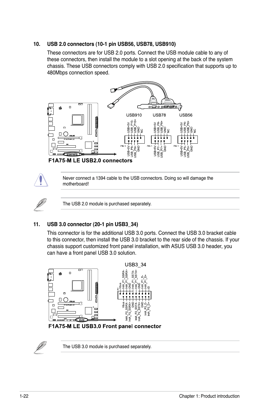 Asus F1A75-M LE User Manual | Page 34 / 66