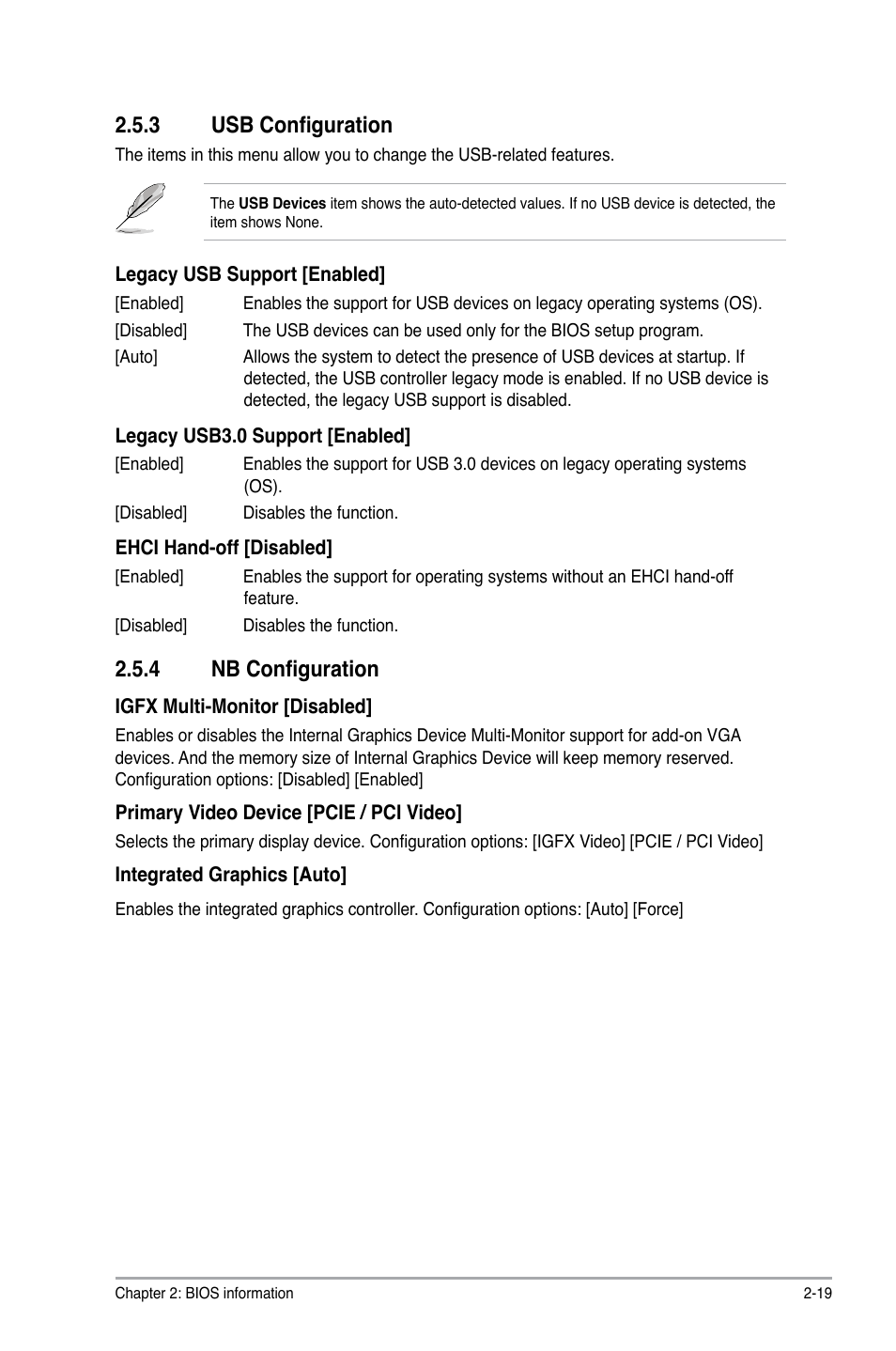 3 usb configuration, 4 nb configuration, Usb configuration -19 | Nb configuration -19 | Asus F1A75-M LE User Manual | Page 55 / 66