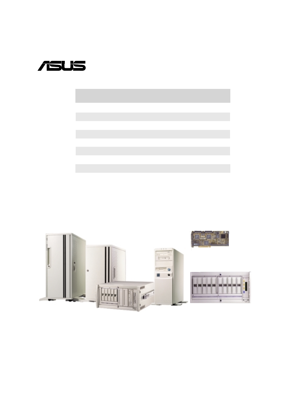Barebone servers | Asus A1F User Manual | Page 101 / 102