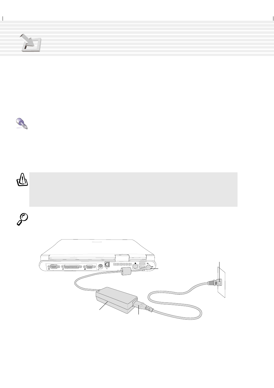 Power connection, 28 3. getting started | Asus A1F User Manual | Page 28 / 102