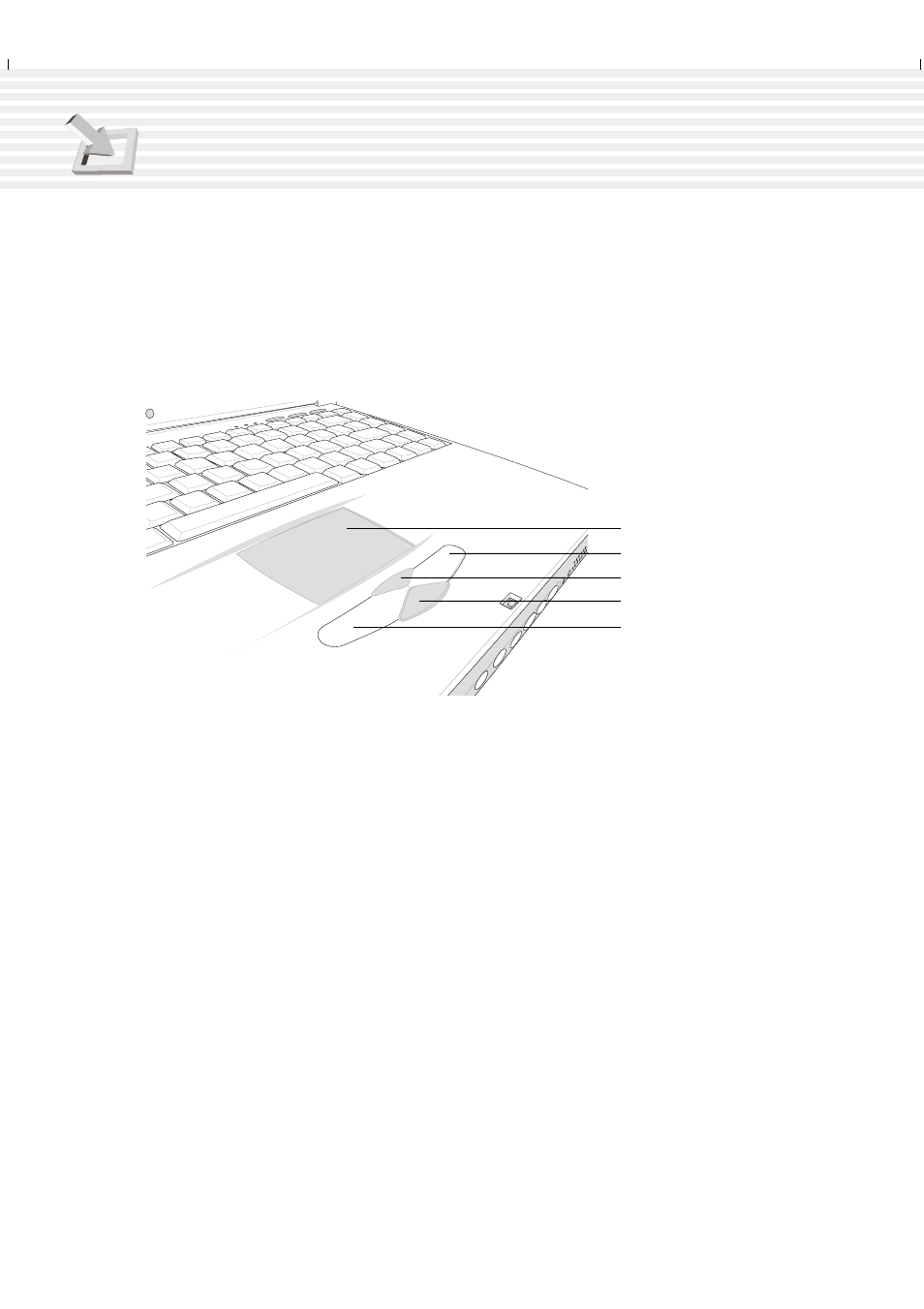 Pointing device, Using the touchpad | Asus A1F User Manual | Page 38 / 102